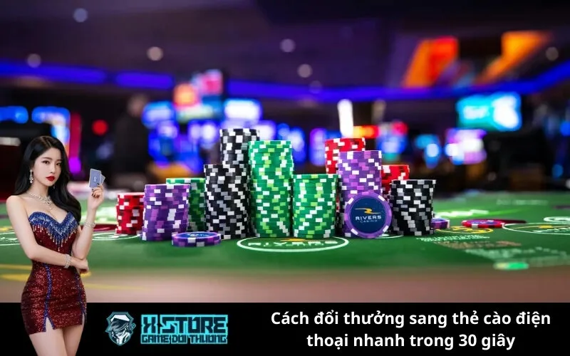 Cách đổi thưởng sang thẻ cào điện thoại nhanh trong 30 giây